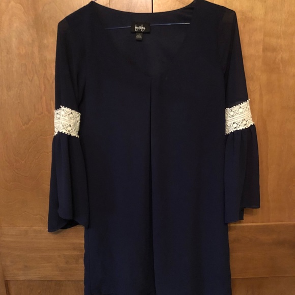 Navy Blue Casual Dress - Picture 1 of 2